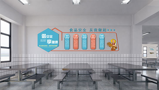 安阳学校餐厅文化墙